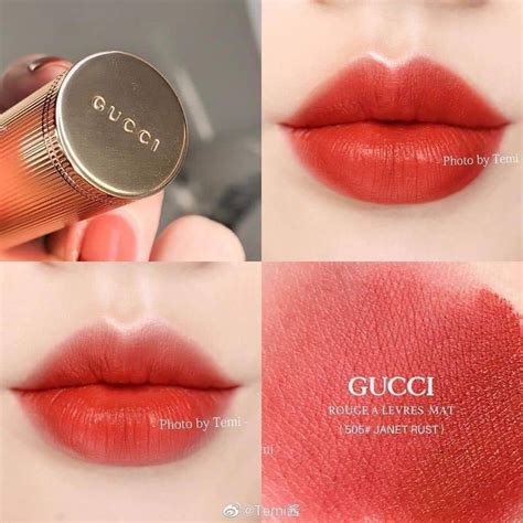 gucci janet rust lipstick